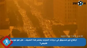 ارتفاع غير مسبوق في درجات الحرارة بمصر هذا الصيف.. هل هو موسم طبيعي؟